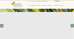 Desktop Screenshot of gardensolutionscostablanca.com